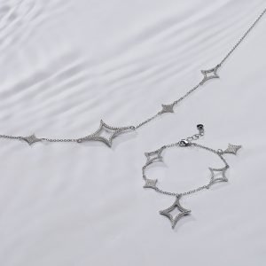 Celestial Silver Spark Bracelet