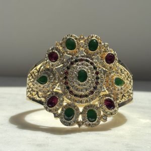 Moroccan Bangle – Elegant Gold Plated Jewelry